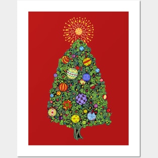 Brilliant Christmas Tree Posters and Art